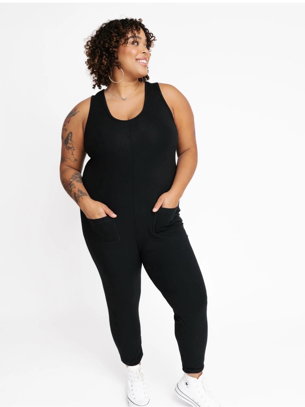 Smash + Tess Saturday Romper in Midnight Black